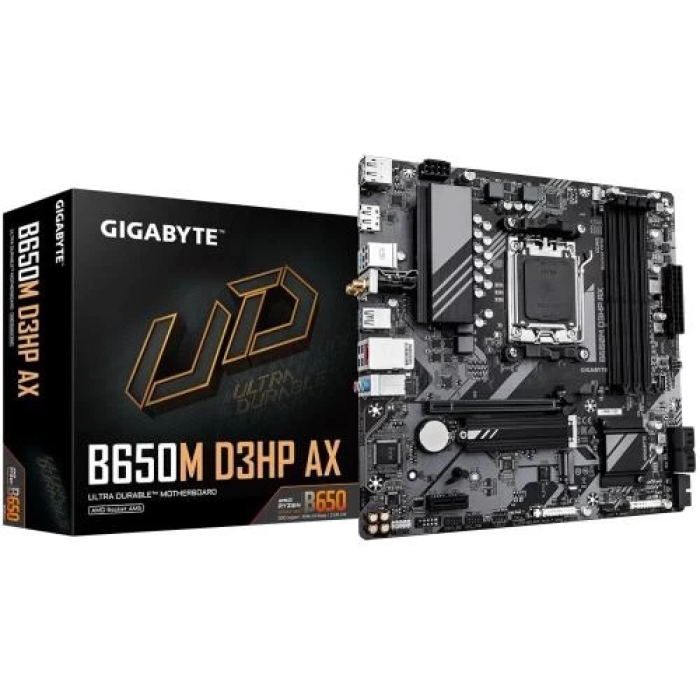 Материнська плата Gigabyte B650M D3HP AX для AM5 з DDR5 і Wi‑Fi 6E