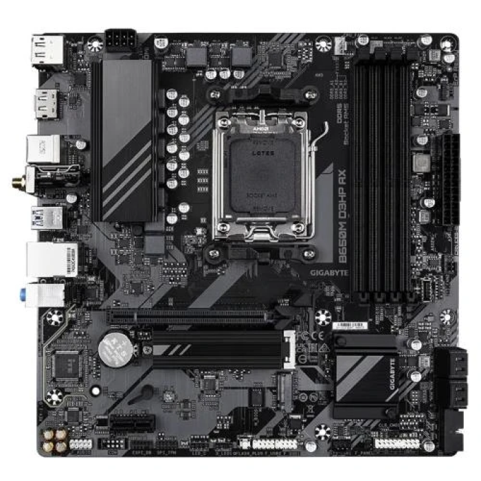 Материнська плата Gigabyte B650M D3HP AX для AM5 з DDR5 і Wi‑Fi 6E