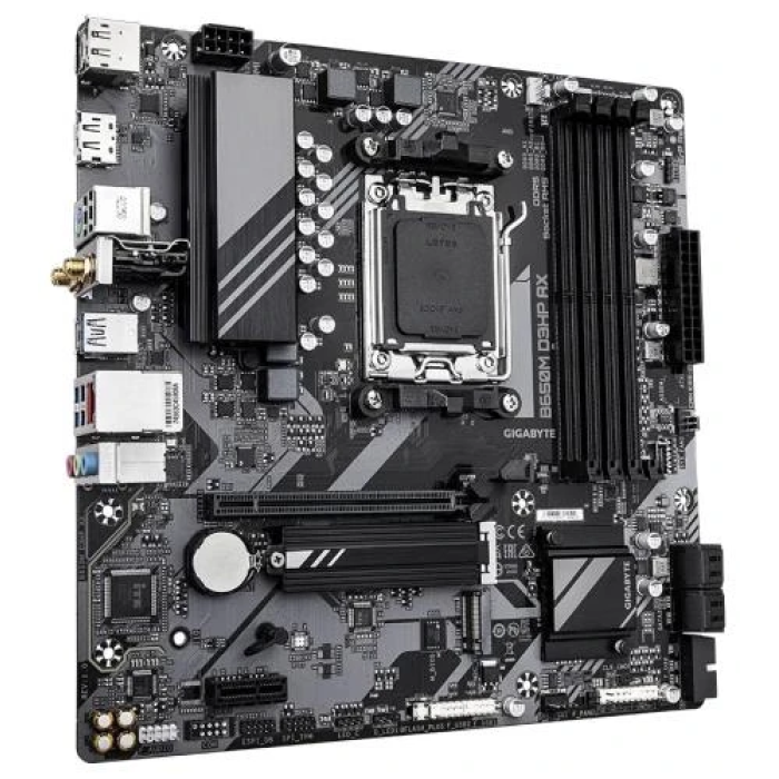Материнська плата Gigabyte B650M D3HP AX для AM5 з DDR5 і Wi‑Fi 6E