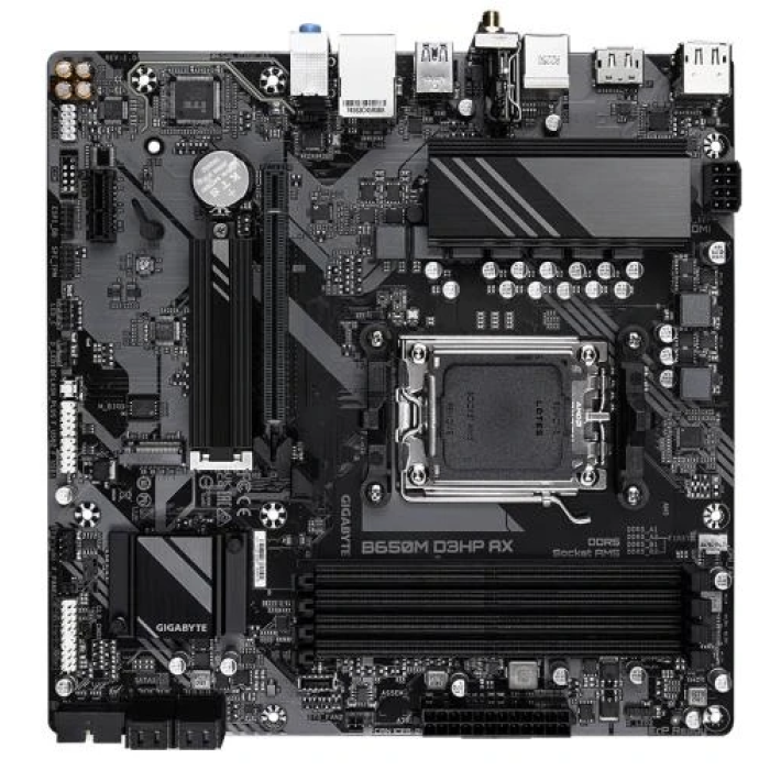 Материнська плата Gigabyte B650M D3HP AX для AM5 з DDR5 і Wi‑Fi 6E