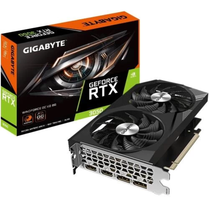Відеокарта Gigabyte GeForce RTX 3050 WINDFORCE OC V2 8 ГБ