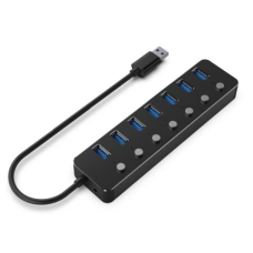 USB-хаб (концентратор USB) Gembird UHB-U3P7P-01 7 портів USB 3.1