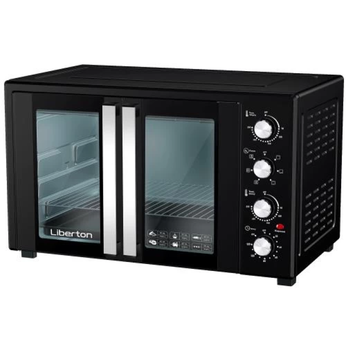Настільна електродуховка Liberton LEO-600 Black на 60 л