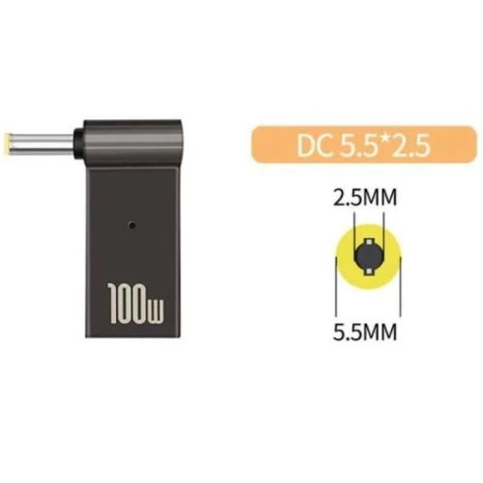Адаптер STLab USB Type-C PD для живлення ноутбука, 100 Вт