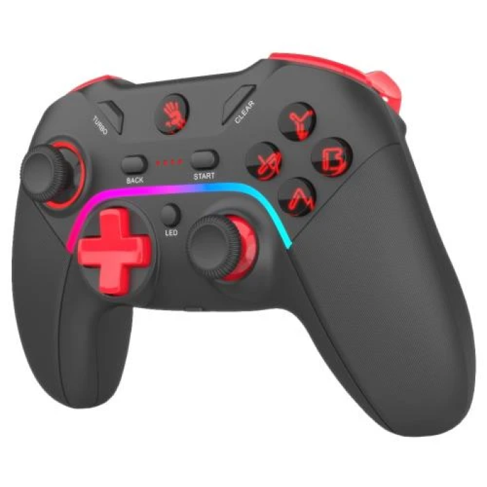 Бездротовий геймпад Bloody GPW70 Black/Red для ПК і консолей
