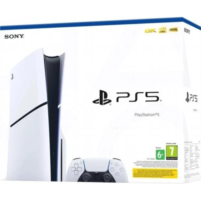 Sony PlayStation 5 Slim Blu-ray White 1 ТБ — ігрова консоль
