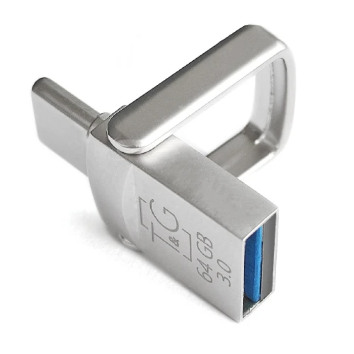 Металева USB-флешка T&G Metal TG104 на 64 ГБ