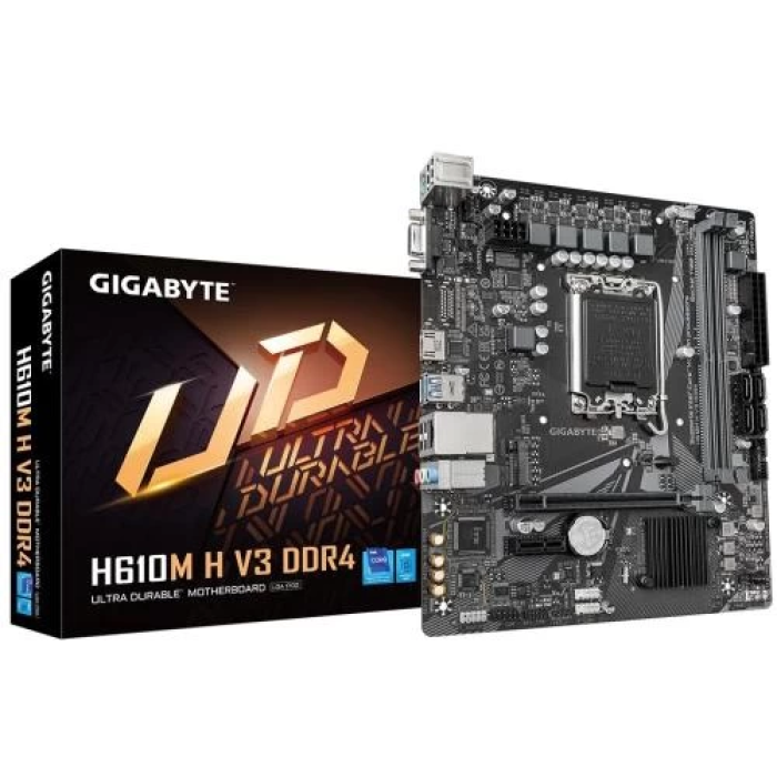 Материнська плата Gigabyte H610M H V3 DDR4 формату MicroATX