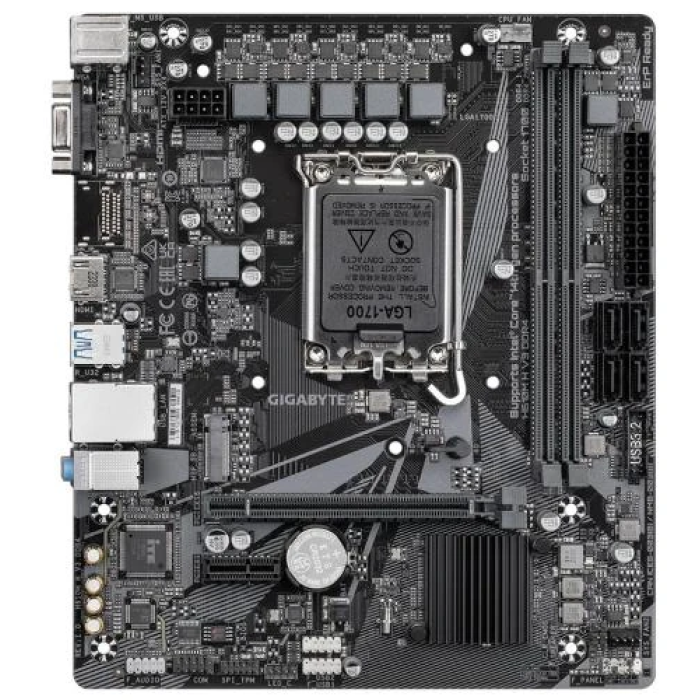 Материнська плата Gigabyte H610M H V3 DDR4 формату MicroATX