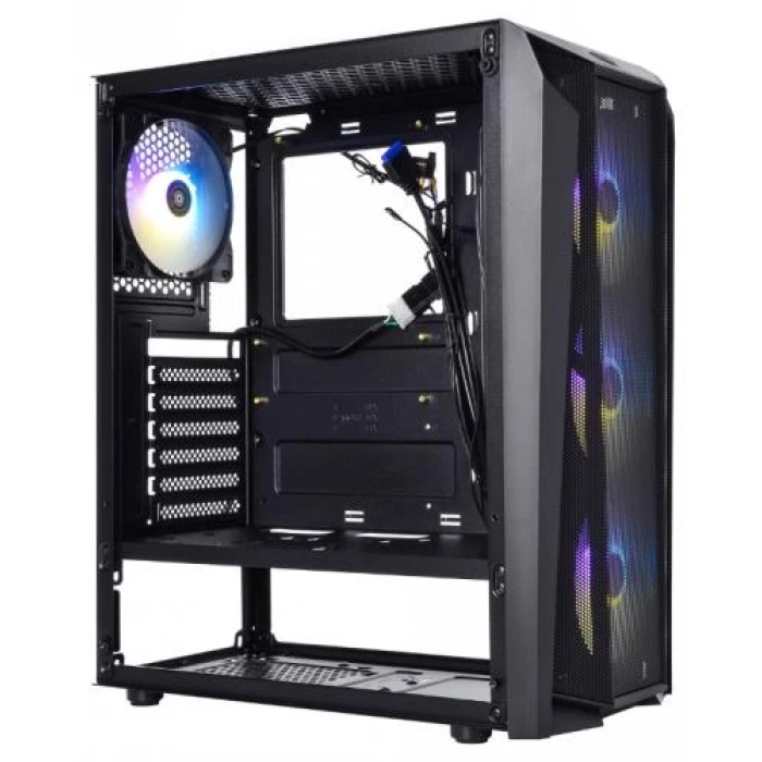 Корпус Qube BOREY Black для складання ПК Midi Tower