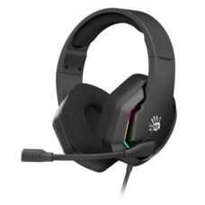 Ігрові навушники (гарнітура) Bloody G260P чорні, 3,5 мм + USB, кабель 2 м