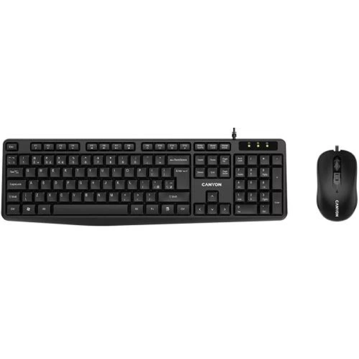Дротовий комплект клавіатури та миші Canyon SET-1