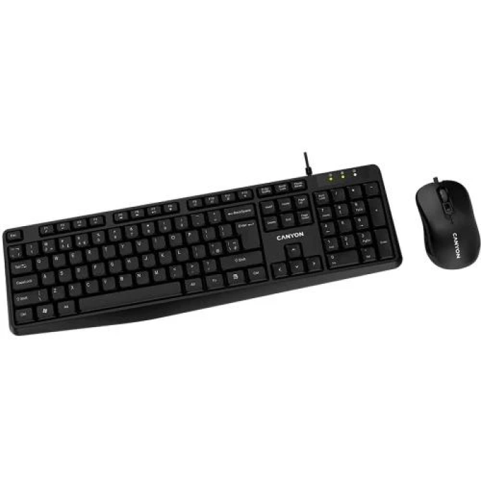 Дротовий комплект клавіатури та миші Canyon SET-1