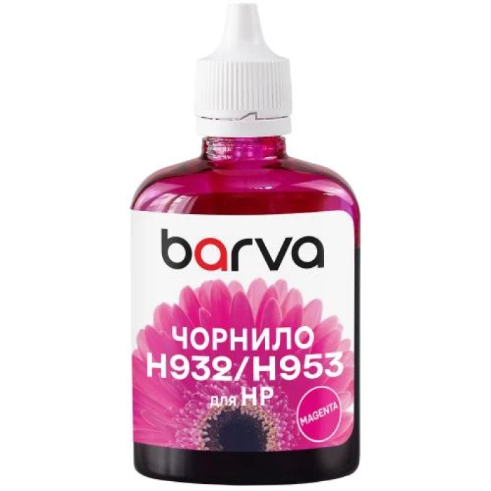 Пігментне чорнило Barva H933-802 Magenta, 100 мл для HP