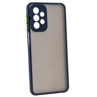 Силіконовий чохол для Samsung A23 (накладка) NoNaMe Gingle Matte Case (strong) Dark Blue