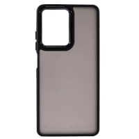 Чохол для Xiaomi Redmi Note 12 Pro (накладка) NoNaMe Gingle Matte Metal Frame Black