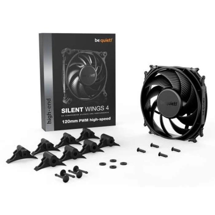 Корпусний вентилятор be quiet! Silent Wings 4 120 мм, Black