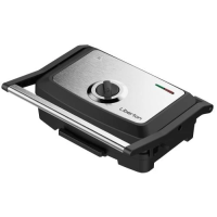 Електрогриль (контактний гриль) Liberton LPG-1400 1500 Вт, Inox/Black