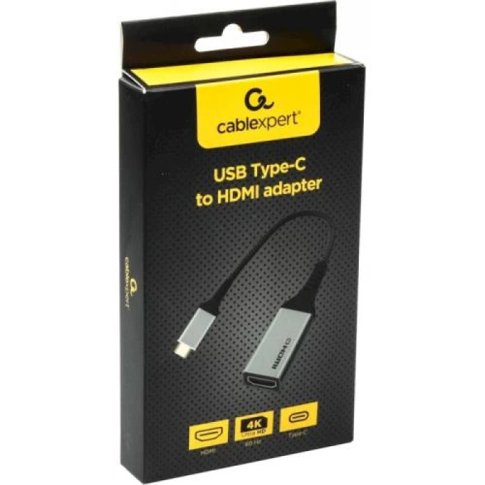 Відеоадаптер Cablexpert Type-C — HDMI, 15 см