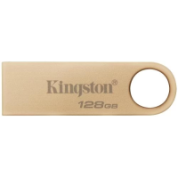 Флешка USB (USB-накопичувач) Kingston DataTraveler SE9 G3 128 ГБ Gold, до 220/100 МБ/с
