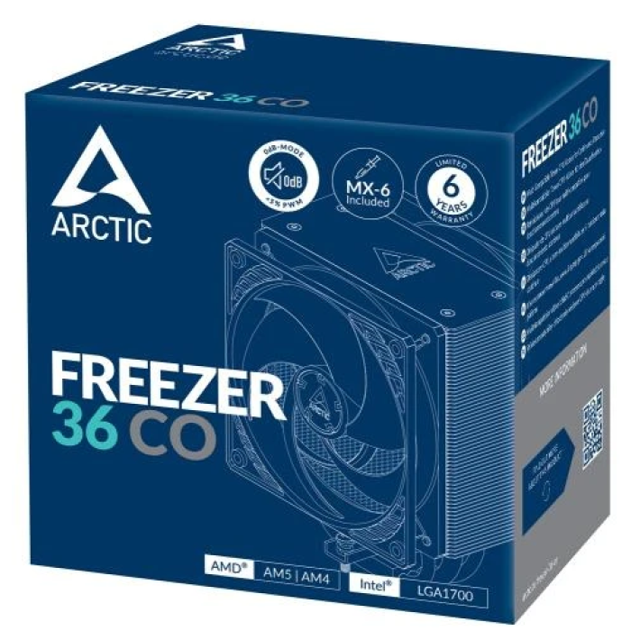 Процесорний кулер Arctic Freezer 36 CO з двома вентиляторами