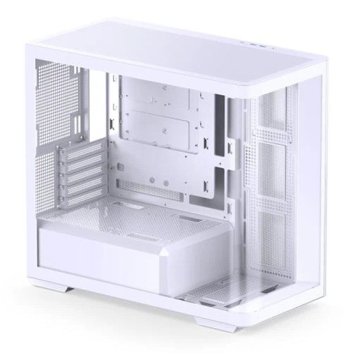 Білий корпус ПК Jonsbo D300 для Micro ATX і Mini ITX