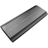 Кишеня для SSD M.2 (зовнішній адаптер) Dynamode DM-CAD-SSD05 USB Type-C, темно-сіра