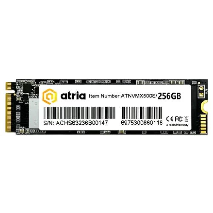 SSD Atria X500S на 256 ГБ — NVMe-накопичувач