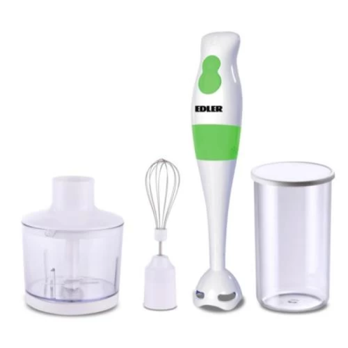 Занурювальний блендер Edler EDHB-1630 на 250 Вт White/Green