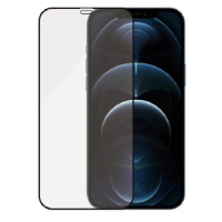 Захисне скло для смартфона (скло для екрана) NoNaMe Panzer Glass чорне для Apple iPhone 12 Pro Max