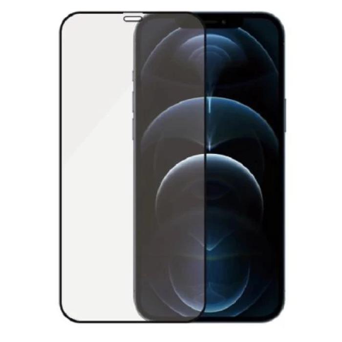 Чорне захисне скло NoNaMe для Apple iPhone 12 Pro Max