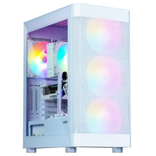 Корпус (компʼютерний корпус) Zalman i4 TG White Mid Tower з RGB-вентиляторами