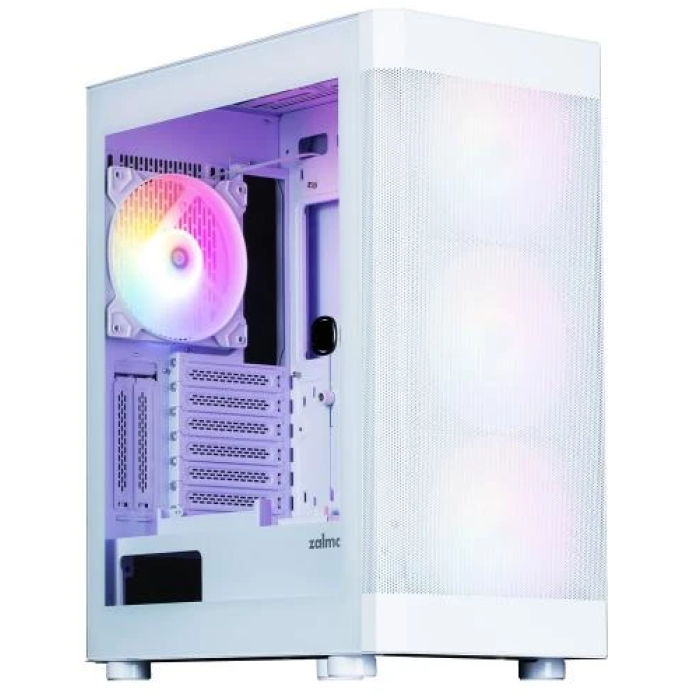 Білий корпус Zalman i4 TG Mid Tower з чотирма RGB-вентиляторами