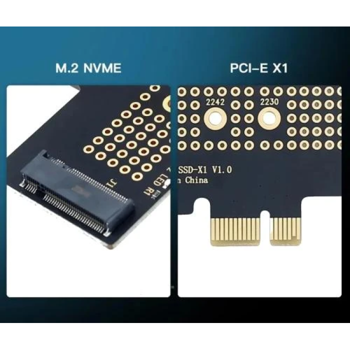 Плата-адаптер Fenvi SSD-X1 для M.2 NVMe через PCIe