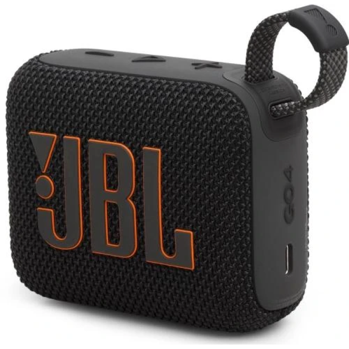 Портативна колонка JBL Go 4 Black із Bluetooth 5.3
