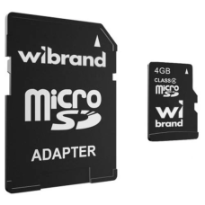 Карта пам’яті microSDHC (microSD-карта) Wibrand 4 ГБ Class 4