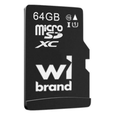 Карта пам’яті microSDXC (microSD) Wibrand WICDXU1/64GB Class 10 UHS-I U1, 64 ГБ