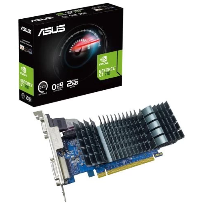Безшумна відеокарта Asus GeForce GT710 2 ГБ GDDR5