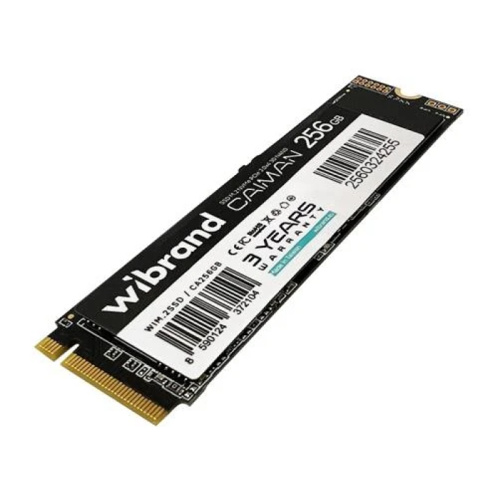 SSD M.2 Wibrand Caiman на 256 ГБ із PCIe 3.0 x4