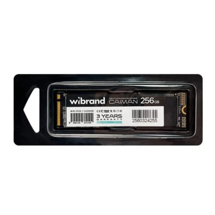 SSD M.2 Wibrand Caiman на 256 ГБ із PCIe 3.0 x4