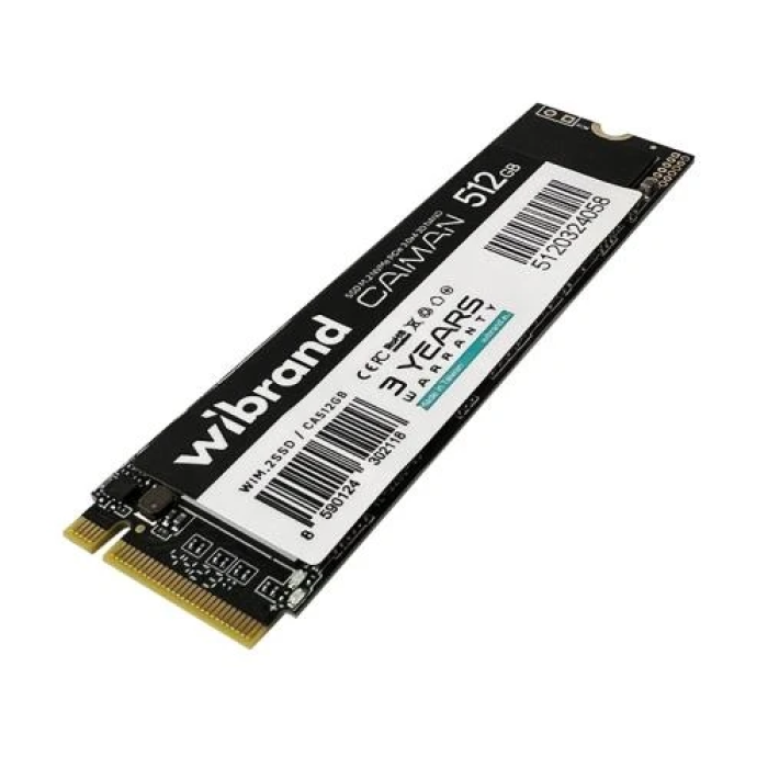 SSD Wibrand Caiman 512 ГБ для швидкого зберігання даних