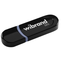 Флеш-накопичувач USB (USB-флешка) Wibrand Panther 32 ГБ, чорний, USB 2.0