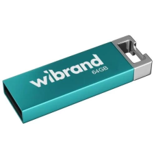 Флеш-накопичувач USB (USB-флешка) Wibrand Chameleon 64 ГБ, USB 2.0, блакитний