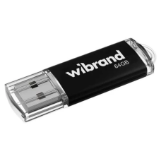USB-флешка (флеш-накопичувач) Wibrand Cougar 64 ГБ USB 2.0, чорна
