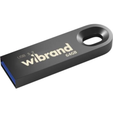 Флешка USB (USB-накопичувач) Wibrand Eagle 64 ГБ, сіра, USB 3.2 Gen 1