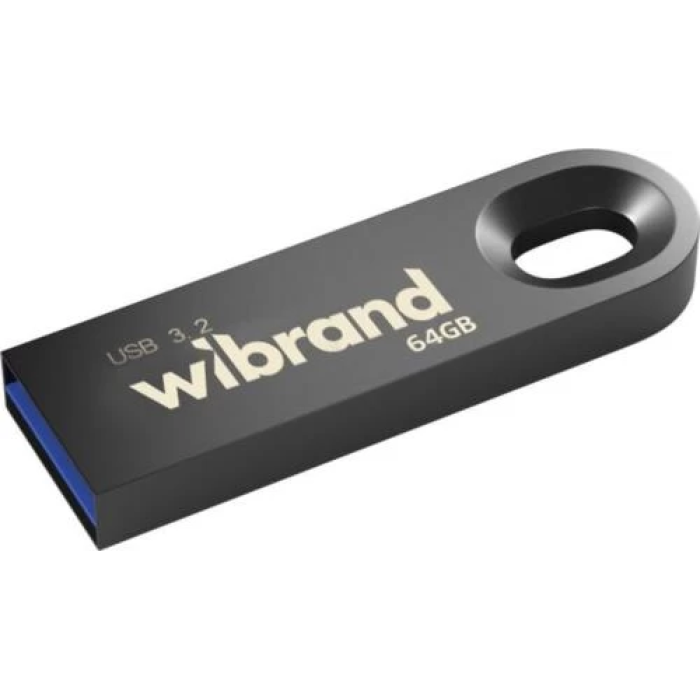 USB-флешка Wibrand Eagle 64 ГБ сіра з ударостійким корпусом