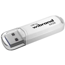 Флешка (USB-накопичувач) Wibrand Marten 64 ГБ, біла, USB 3.2 Gen 1
