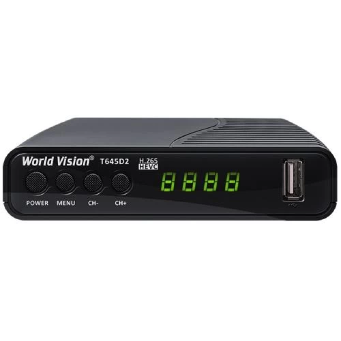 Зовнішній TV-тюнер World Vision T645D2 з FM і підтримкою DVB-T2/T/C