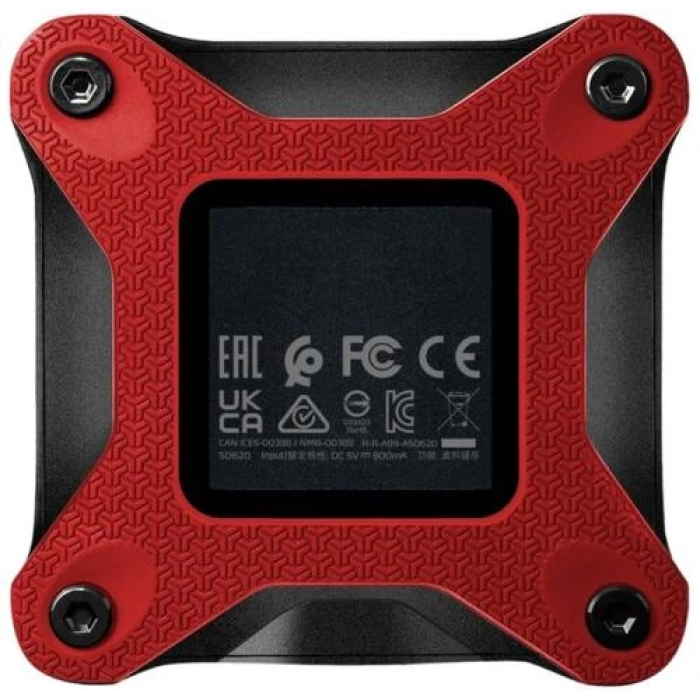 Зовнішній SSD ADATA SD620 на 1 ТБ у червоному корпусі