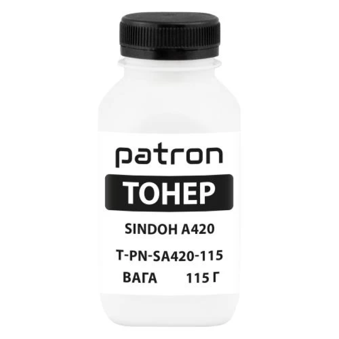 Чорний тонерний порошок Patron PN-SA420-115 для Pantum, 115 г
